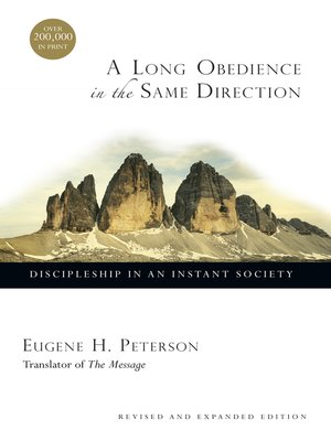 cover image of A Long Obedience in the Same Direction